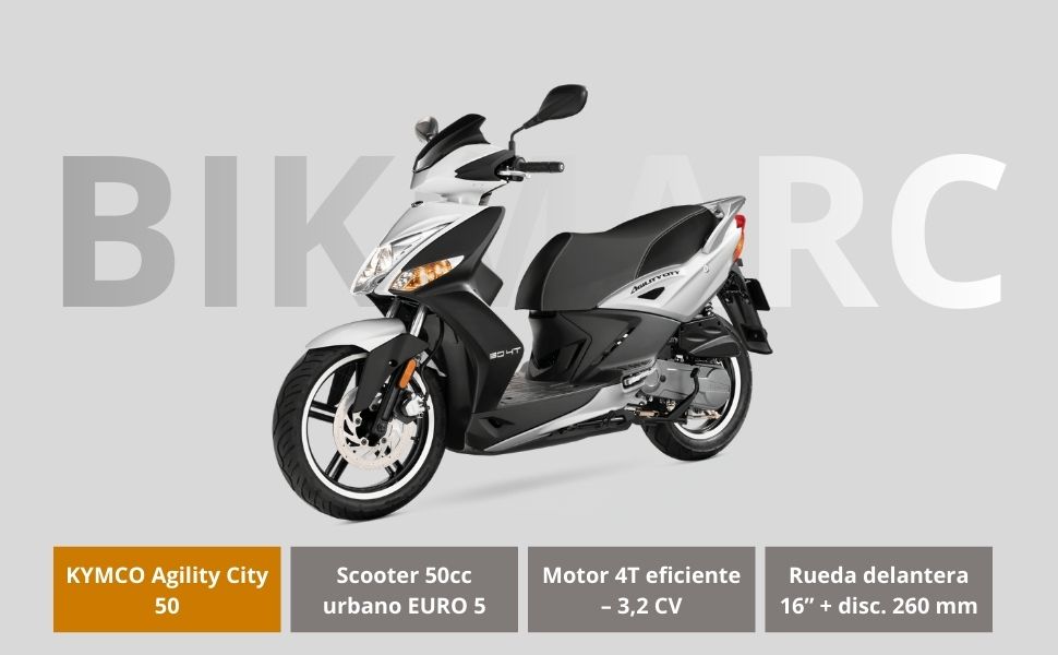 KYMCO Agility City 50 50cc scooter urbano EURO 5