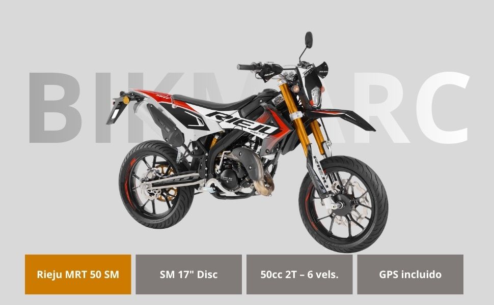 Rieju MRT 50 SM 50cc supermotard deportiva